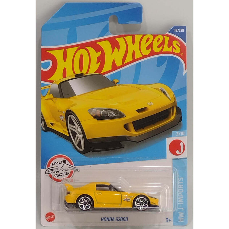  Hot Wheels 2022 HW J-Imports Series Cars Honda S2000 yellow 3/10 118/250