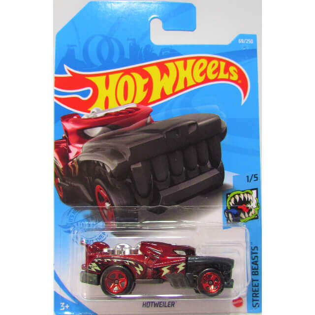 Hot Wheels 2021 Street Beasts Hotweiler (Red) 1/5 69/250