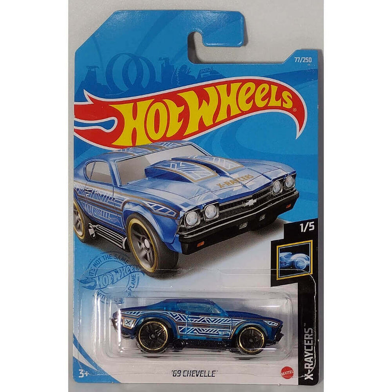 Hot Wheels 2021 X-Raycers  '69 Chevelle (Blue) 1/5 77/250