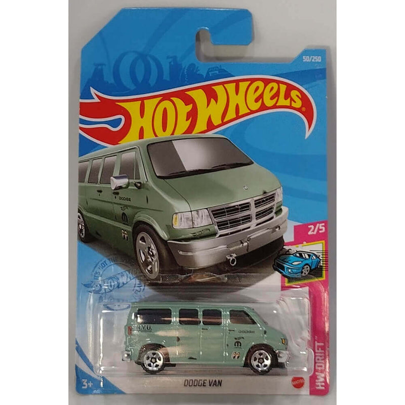 Hot Wheels 2021 HW Drift Dodge Van (Teal) 2/5 50/250