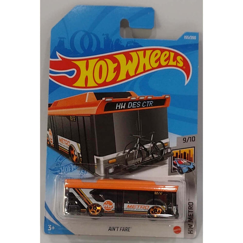 Hot Wheels 2021 HW Metro Ain't Fare (Orange) 9/10 155/250