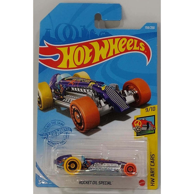 Hot Wheels 2021 HW Art Cars Rocket Oil Special (Metalflake Purple) 9/10 158/250