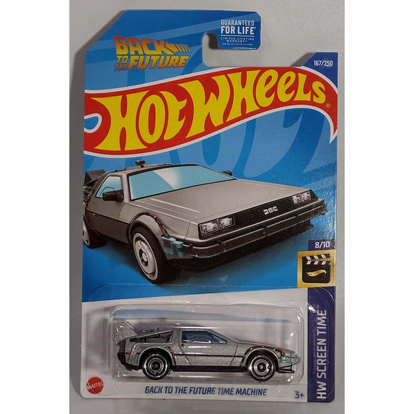 Hot Wheels 2022 HW Screen Time Series Cars (US Card), Back to the Future Time Machine 8/10 167/250