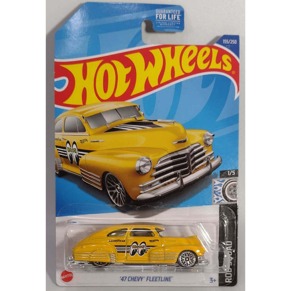 Hot Wheels 2022 Rod Squad Series Cars (US Card), '47 Chevy Fleetline 1/5 155/250