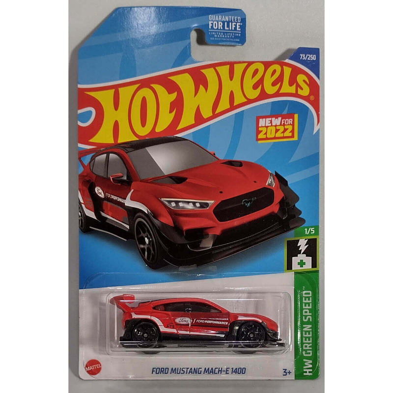 Hot Wheels 2022 Mainline HW Green Speed Series Cars Ford Mustang MACH-E 1400 1/5 73/250 HCX38