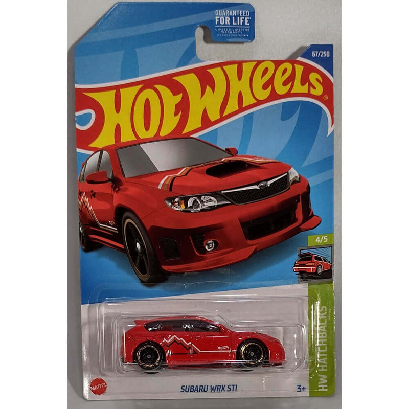 Hot Wheels 2022 Mainline HW Hatchbacks Series Cars (US Card) Subaru WRX STI 4/5 67/250 HCX04
