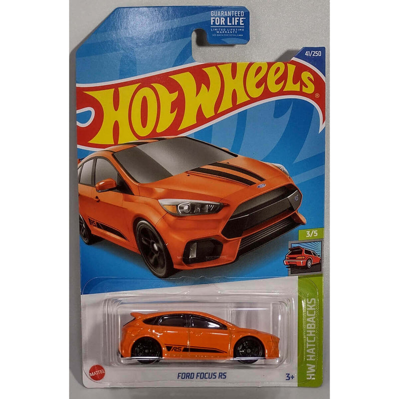 Hot Wheels 2022 Mainline HW Hatchbacks Series Cars (US Card) Ford Focus RS 3/5 41/250 HCX73