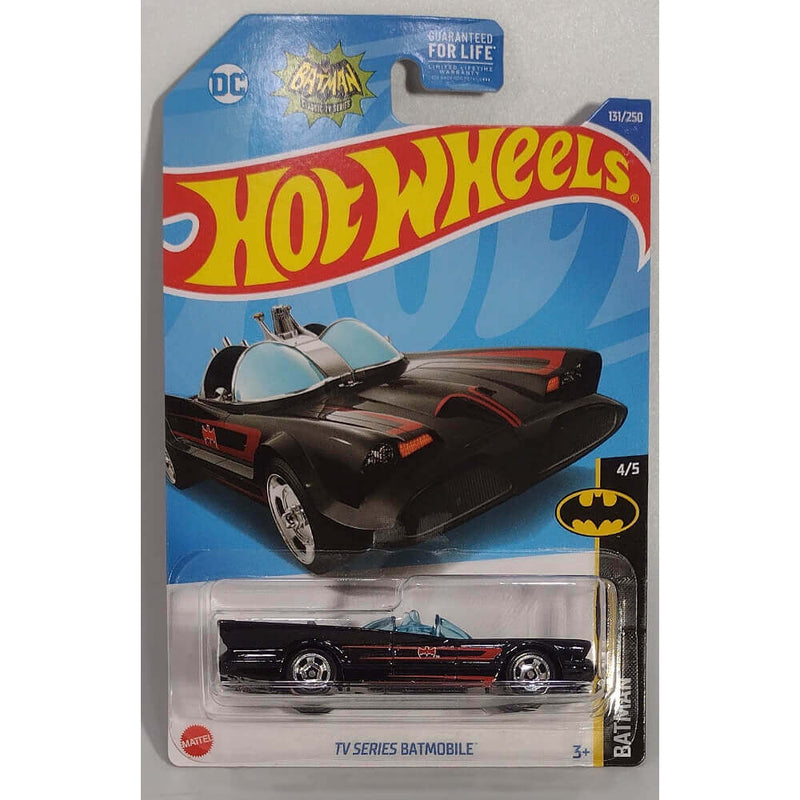 Hot Wheels 2022 Mainline Batman Series Cars (US Card), TV Series Batmobile 4/5 131/250 HCV64