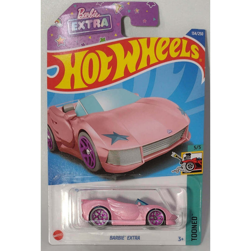 Hot Wheels 2022 Tooned Series Cars Barbie Extra (Pink) 5/5 134/250 HCX32
