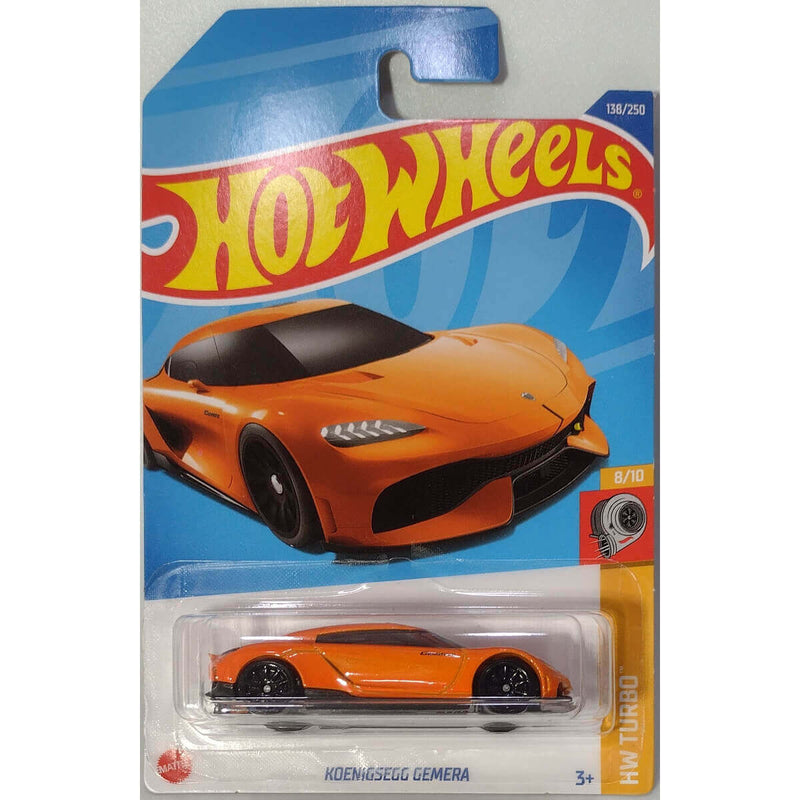 Hot Wheels 2022 HW Turbo Series Cars Koenigsegg Gemera 8/10 138/250 HCX35