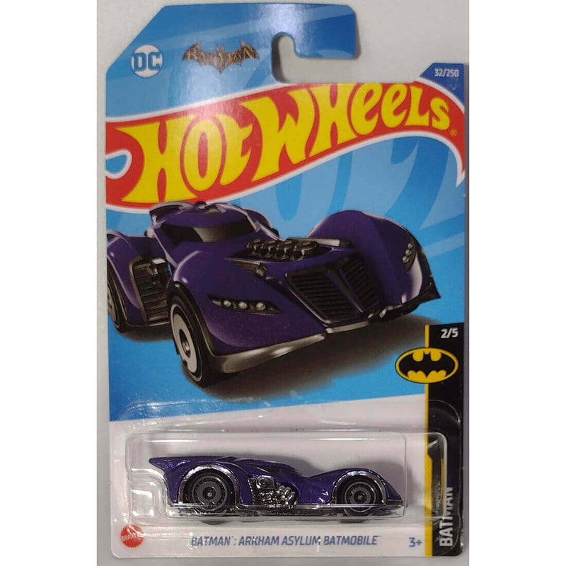 Hot Wheels 2022 Batman Series Cars Batman: Arkham Asylum Batmobile Dark Purple 2/5 32/250
