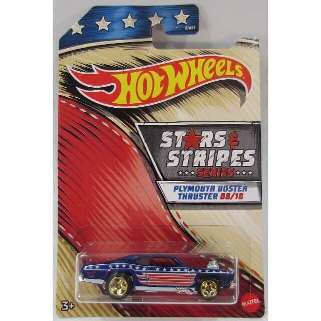 Hot Wheels Stars and Stripes Series Vehicle Plymouth Duster Thruster 08/10