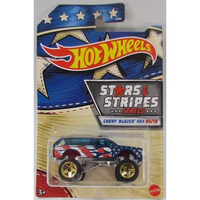 Hot Wheels Stars and Stripes Series Vehicle Chevy Blazer 4 x 4 05/10