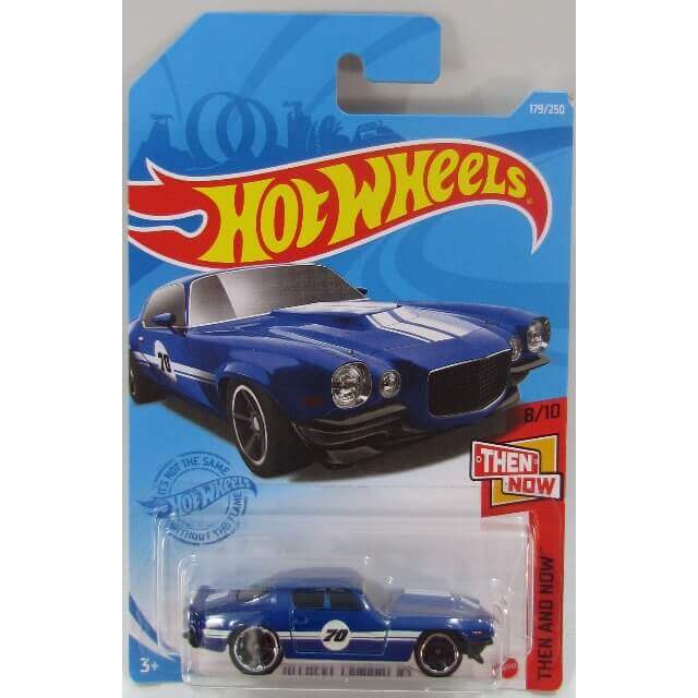 Hot Wheels 2021 Then and Now '70 Chevy Camaro RS (Blue) 8/10 179/250