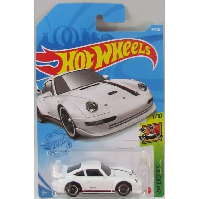 Hot Wheels 2021 HW Exotics Series Cars Porsche 993 GT2 (White) 1/10 174/250