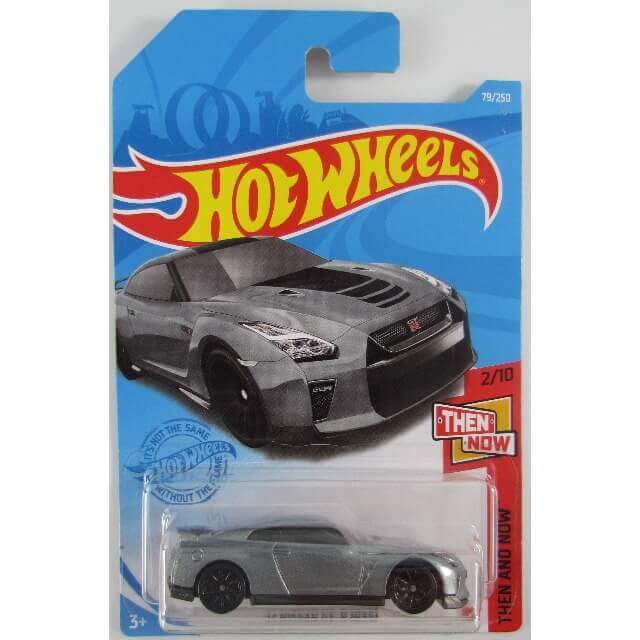 Hot Wheels 2021 Then and Now '17 Nissan GT-R (R35) (Gray) 2/10 79/250