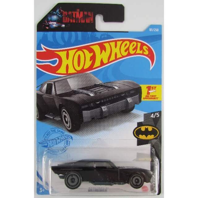 Hot Wheels 2021 Batman Batmobile 1st HW First Appearance (Matte Black) 4/5 181/250