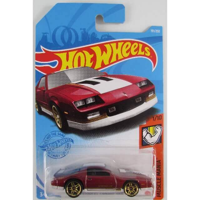 Hot Wheels 2021 Muscle Mania Series Cars '85 Chevrolet Camaro Iroc-Z Red 1/10 191/250