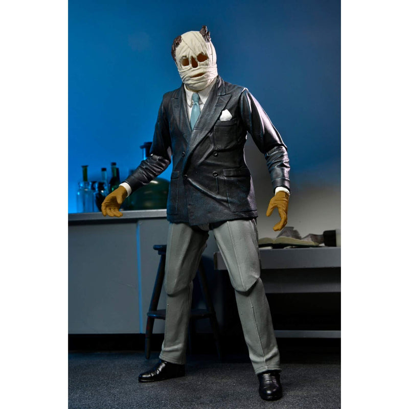 NECA Universal Monsters Ultimate Invisible Man 7″ Scale Action Figure, with wrapped head