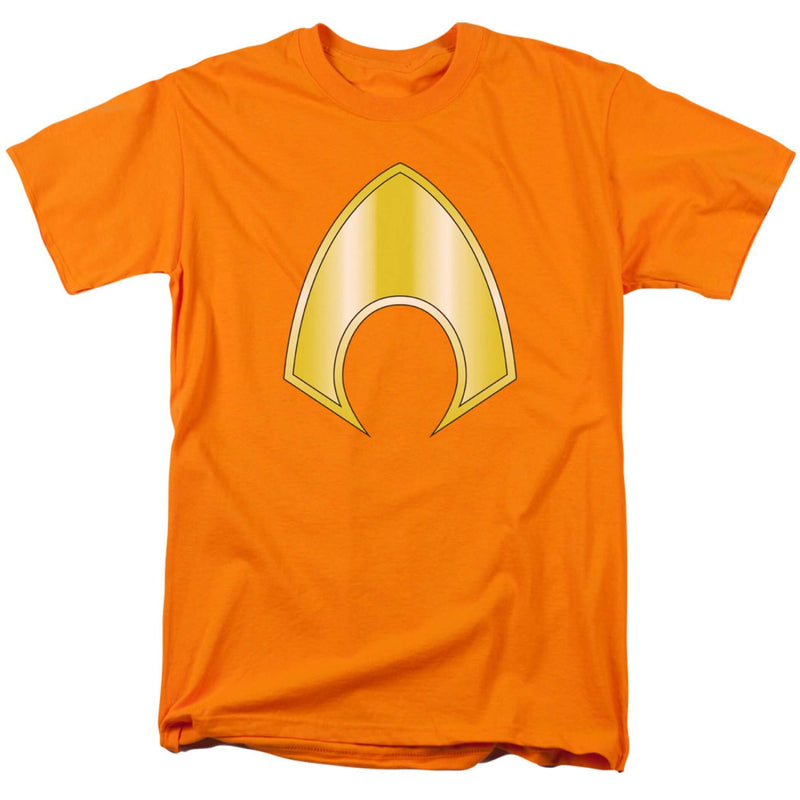 DC Aquaman Symbol Orange Ladies T-Shirt