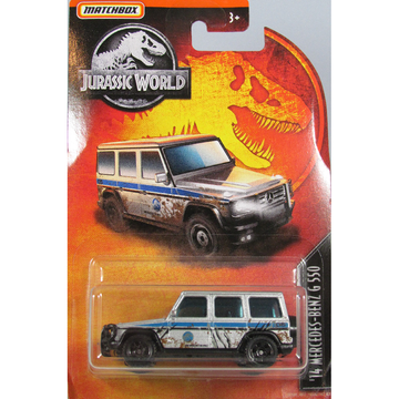 Matchbox Jurassic World Car 14 Benz G 550. Toy Play Car Silver
