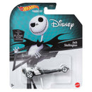 Hot Wheels 2023 Entertainment Character Cars (Mix 3) 1:64 Scale Diecast Cars, Jack Skellington car.