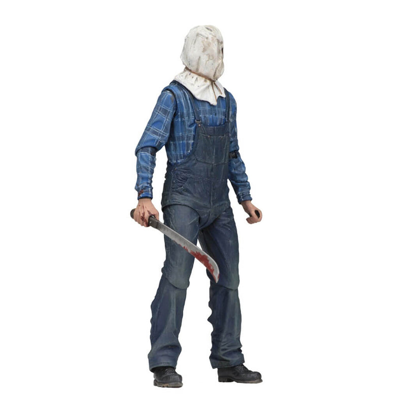 NECA Friday the 13th Ultimate Part 2 Jason 7” Scale Action Figure with mask holding machete