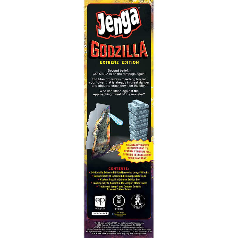 Godzilla Jenga Extreme Edition
