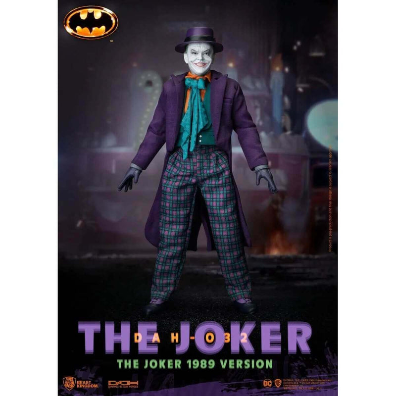 Batman 1989 The Joker (Jack Nicholson) DAH-056 Dynamic 8-Ction 8" Action Figure, full figure out of box