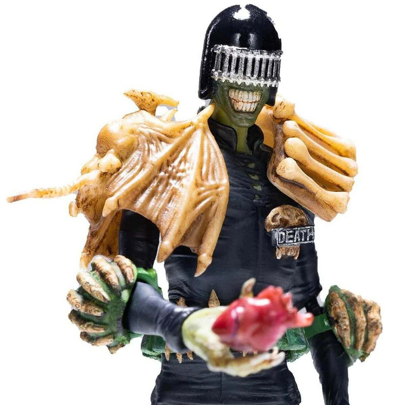 Hiya Toys Judge Dredd Judge Death 1:18 Scale Exquisite Mini Action Figure - Previews Exclusive, closeup front