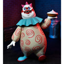 NECA Toony Terrors Killer Klowns From Outer Space Slim & Chubby 2-Pack 6” Scale Action Figures, Chubby holding pie