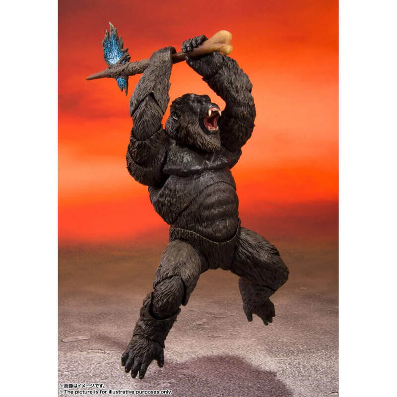 Godzilla vs. Kong 2021 King Kong S.H.Monsterarts Action Figure