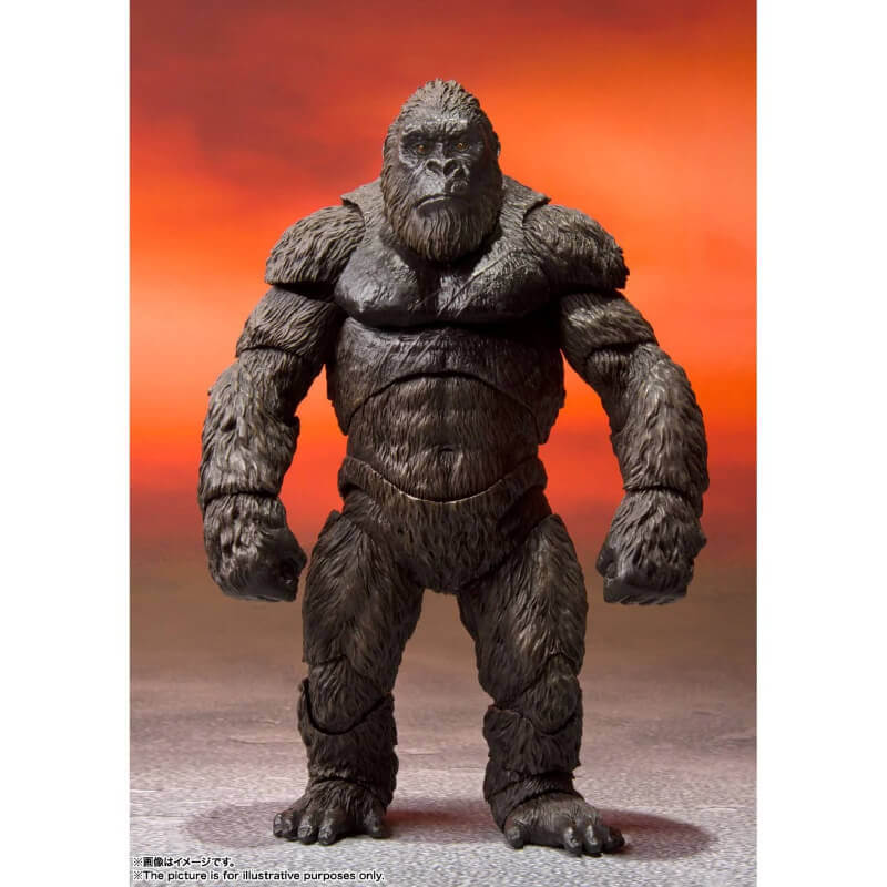 Godzilla vs. Kong 2021 King Kong S.H.Monsterarts Action Figure