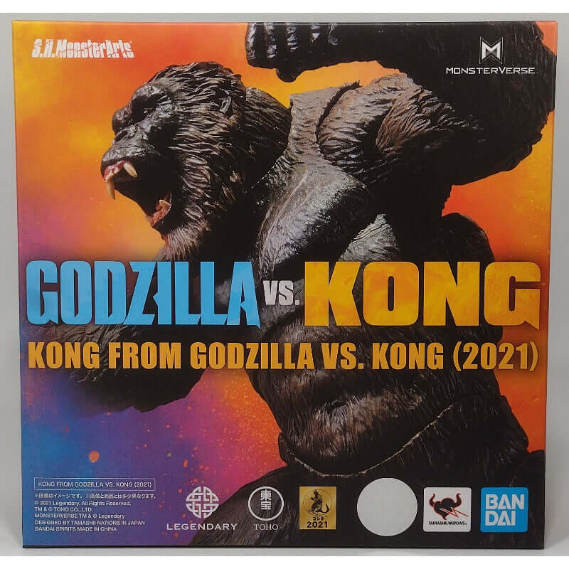 BANDAI Godzilla vs. Kong 2021 King Kong S.H.Monsterarts Action Figure