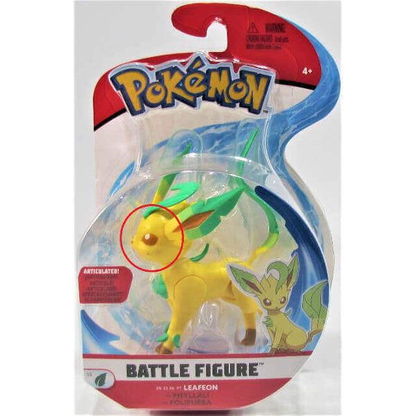 Pokémon Battle Figure Pack, Leafeon (Manufacture Flaw) (Package Damage)
