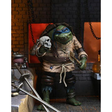 ninja turtle monsters NECA Ultimate Leonardo as The Hunchback, Universal Monsters x Teenage Mutant Ninja Turtles 7-Inch Scale Action Figure