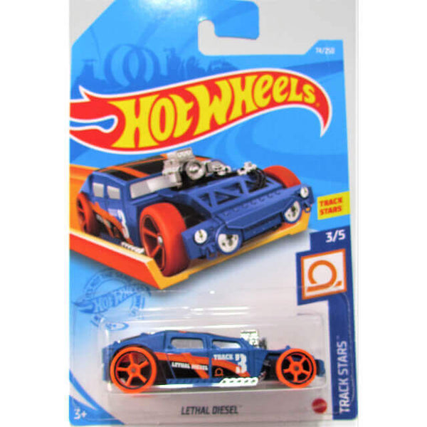 Hot Wheels 2021 Track Stars Lethal Diesel (Blue/Orange) 3/5 74/250
