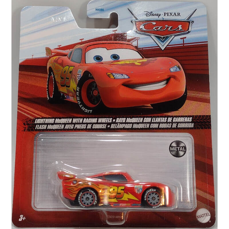 Lightning McQueen with Racing Wheels, Disney Pixar Cars Character Cars 2022