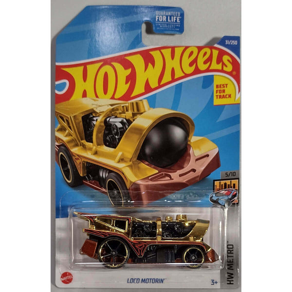 Hot Wheels 2022 Mainline HW Metro Series Cars (US Card), Loco Motorin 5/10 31/250 HCX83
