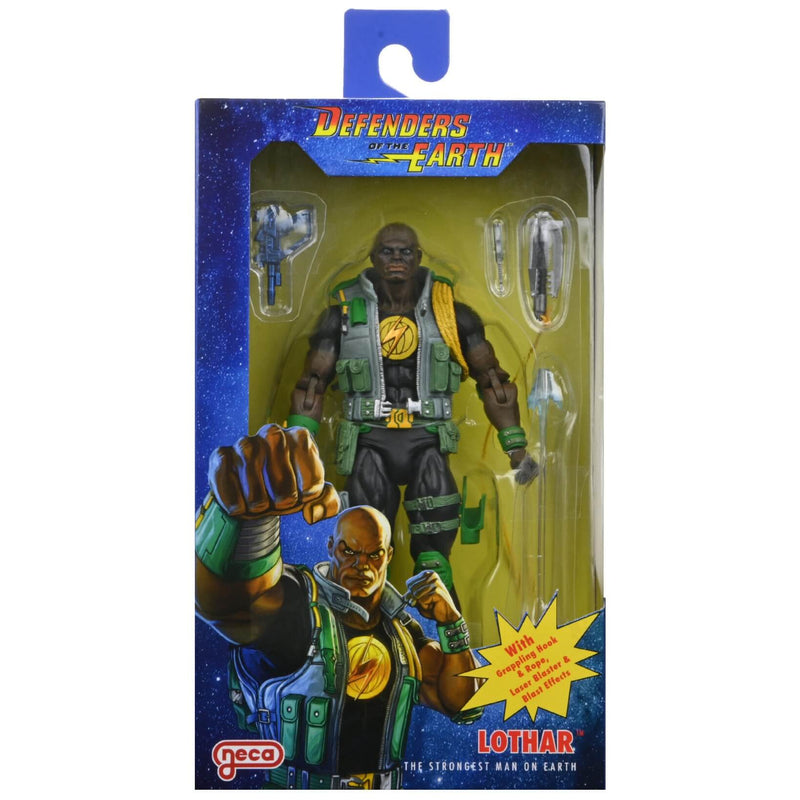 NECA King Features Defenders of the Earth 7 Inch Scale Action Figures Series 2, Lothar  package front
