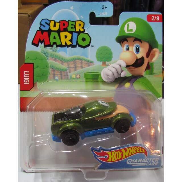 Hot Wheels 2020 Super Mario Bros. Character Cars Luigi 2/8