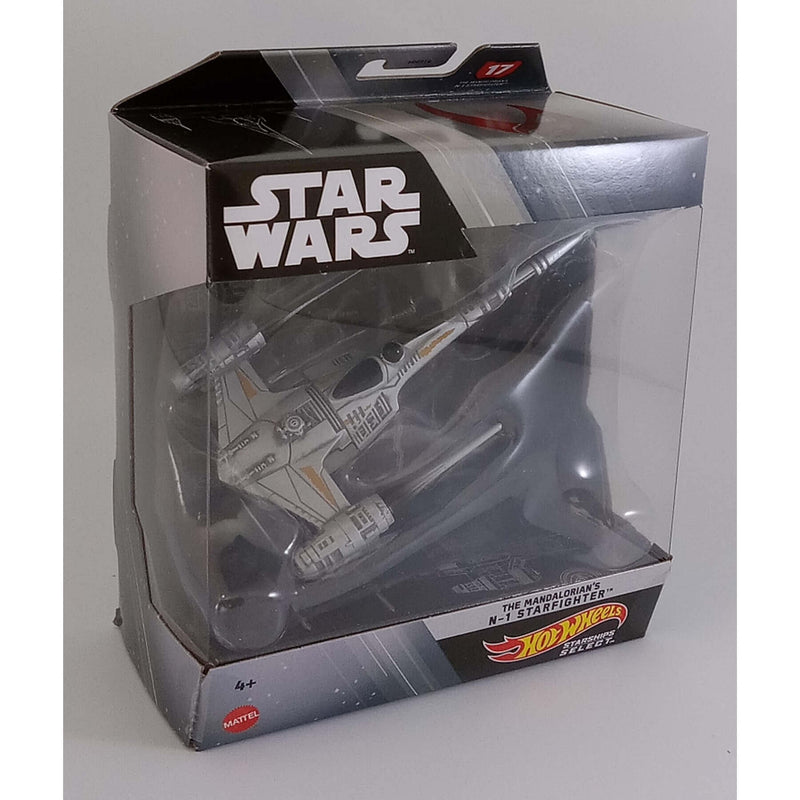 Hot Wheels 2023 Star Wars Starships Select (Mix 2) 1:50 Scale Vehicles, The Mandalorian's N-1 StarFighter