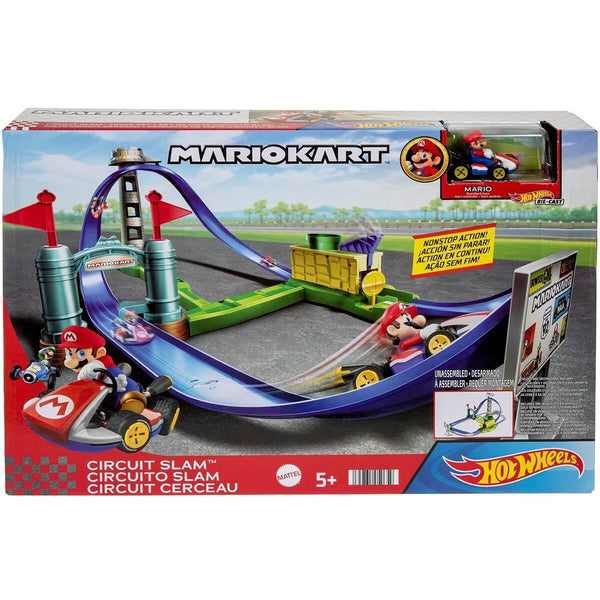 Mattel Hot Wheels Mario Kart Circuit Slam Track