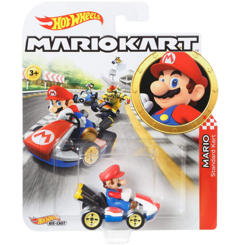 Mario Kart Hot Wheels Vehicle 2021 Mario