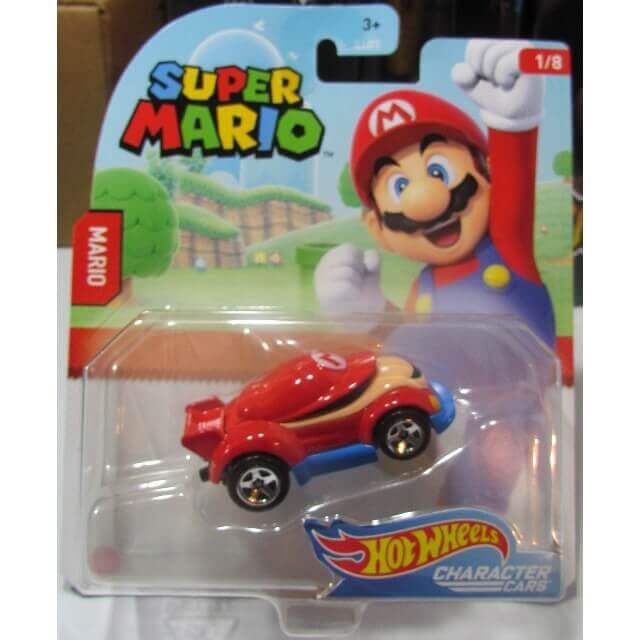 Hot Wheels 2020 Super Mario Bros. Character Cars Mario 1/8