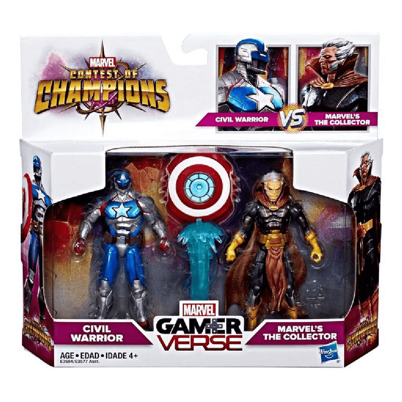 Hasbro Marvel Gamer Verse 2 Pack Civil Warrior and The Collector