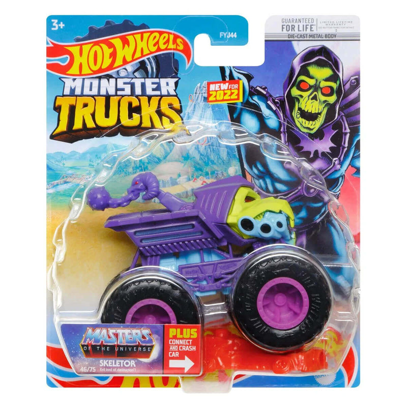 Hot Wheels 2022 1:64 Die-Cast Monster Trucks Masters of the Universe Skeletor