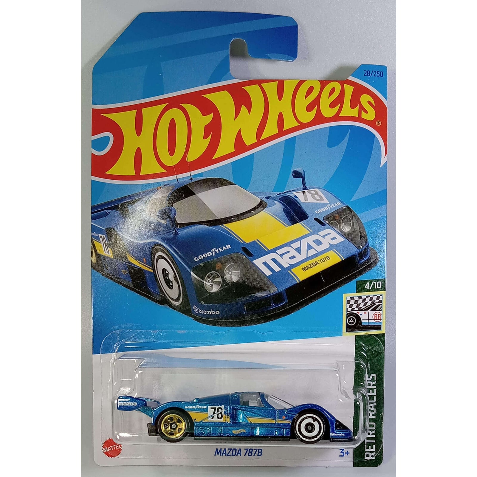 Hot Wheels 2023 Mainline Retro Racers Series 1:64 Scale Diecast Cars