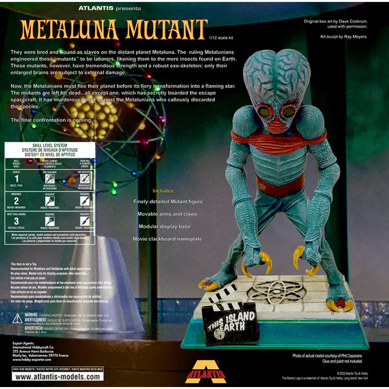 Metaluna Mutant Monster Limited Edition 1:12 Scale Plastic Model Kit