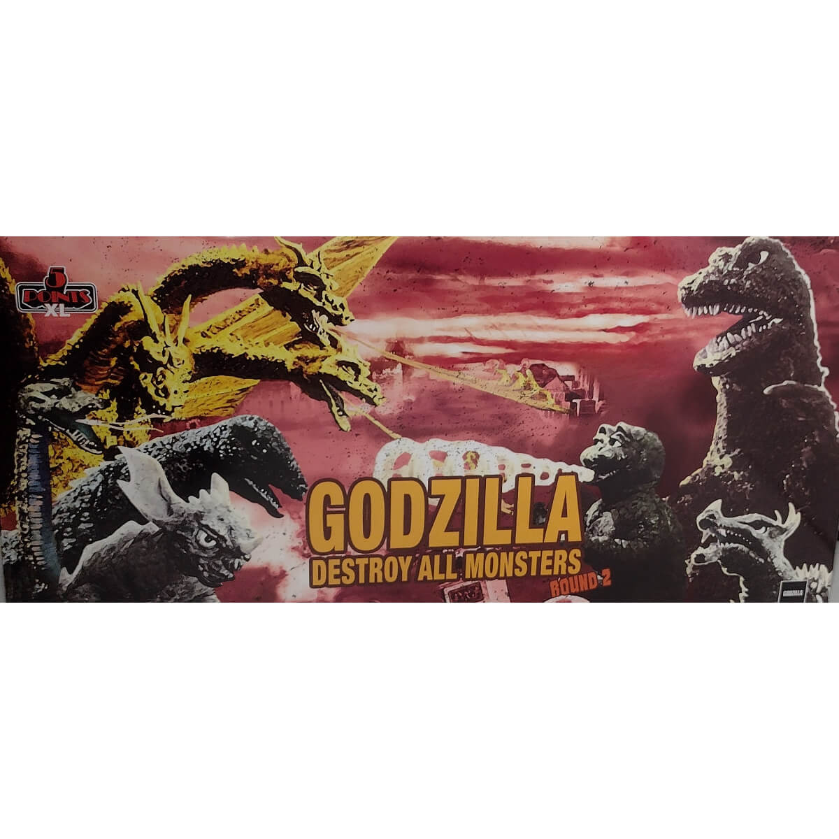 Mezco Toyz Godzilla: Destroy All Monsters (1968) 5 Points XL Round 2 Boxed  Set